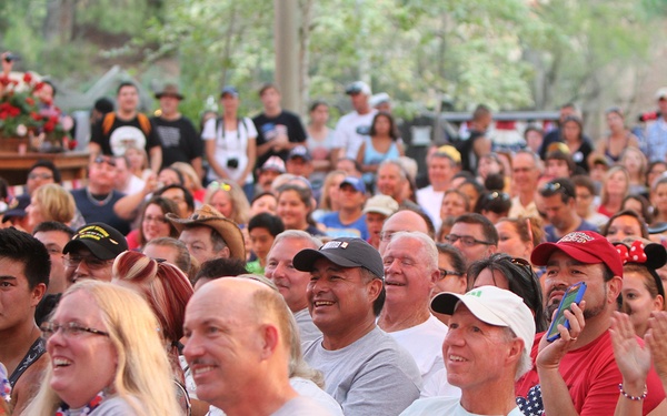 3rd MAW Band performs at Disneyland for Independence Day