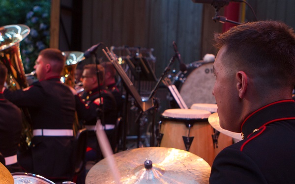 3rd MAW Band performs at Disneyland for Independence Day
