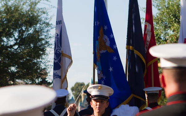 3rd MAW Band performs at Disneyland for Independence Day