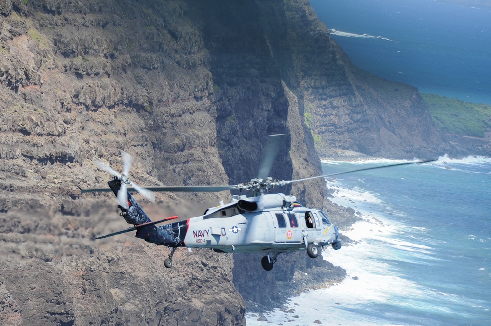 Helicopter training exercise