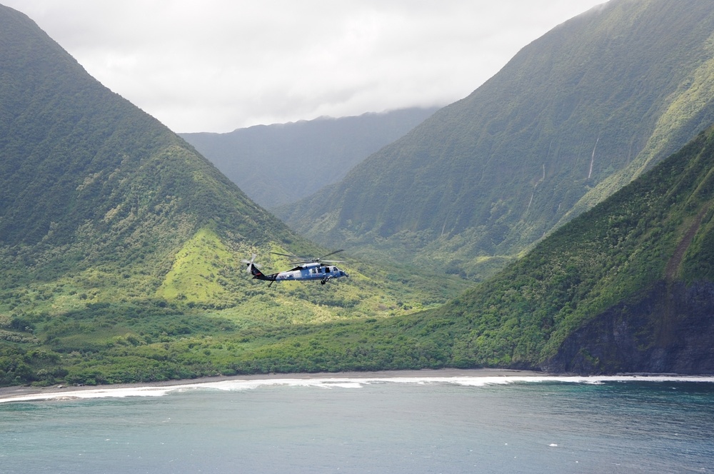 Helicopter training exercise