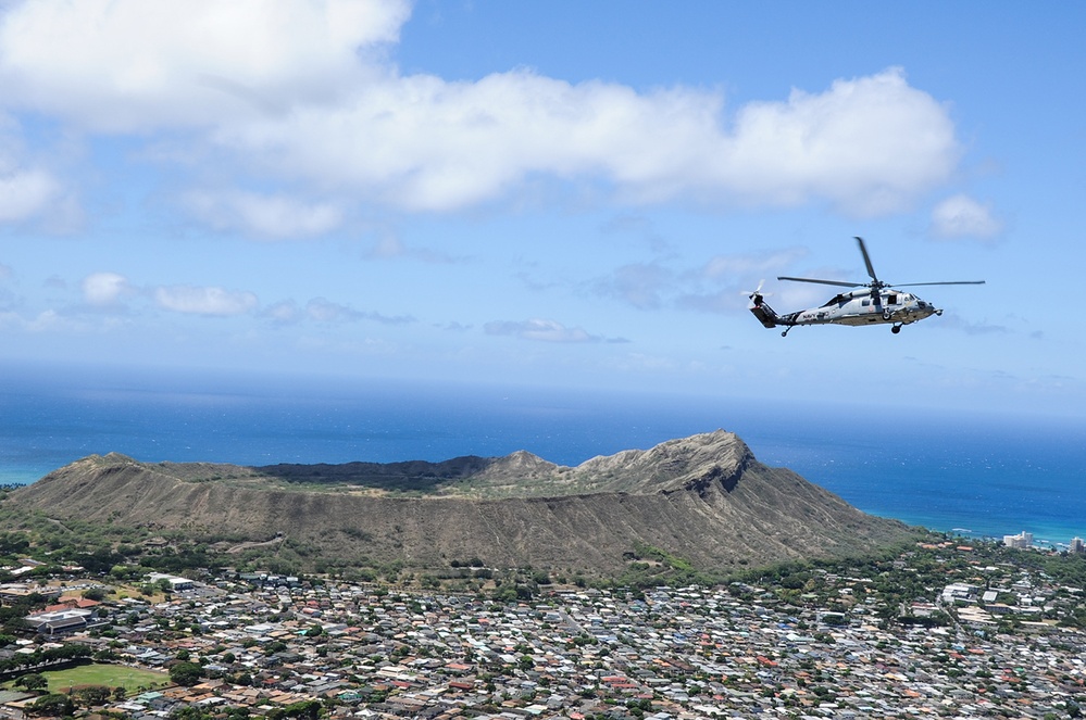 Helicopter training exercise