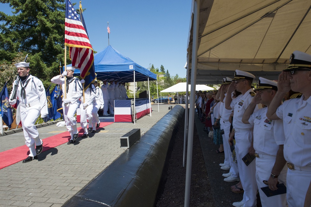 USS Ohio blue crew holds CoC ceremony