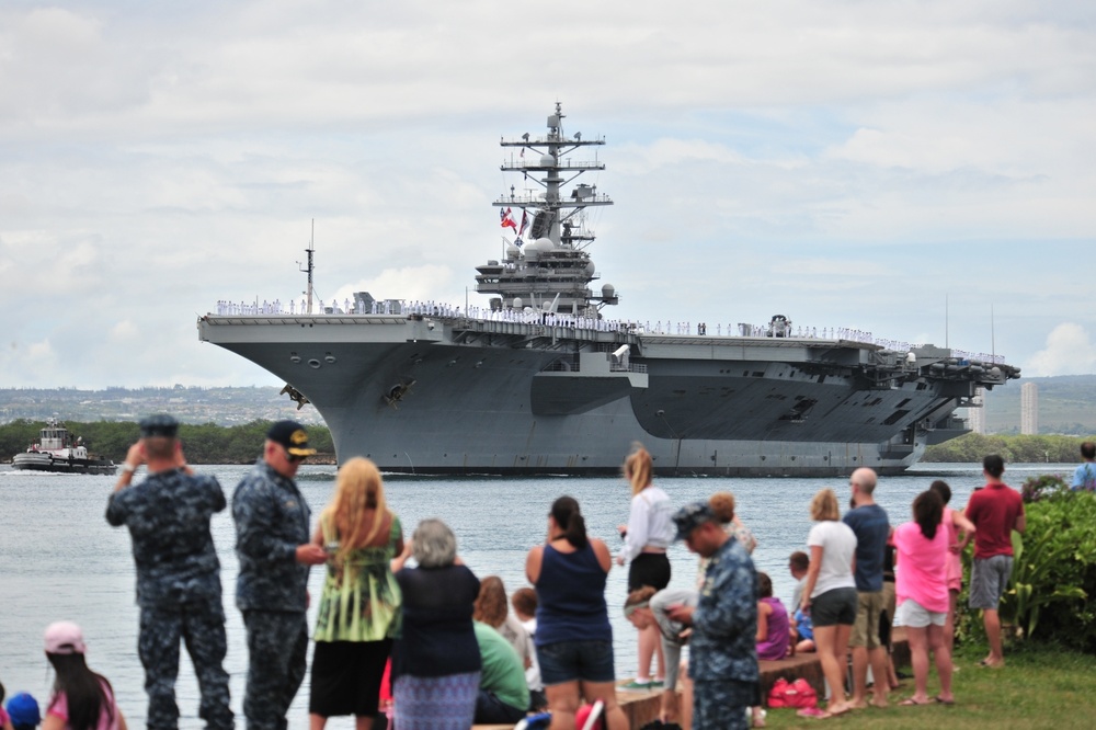 Ships depart for sea phase, RIMPAC 2014