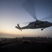 USS Arleigh Burke flight deck activity