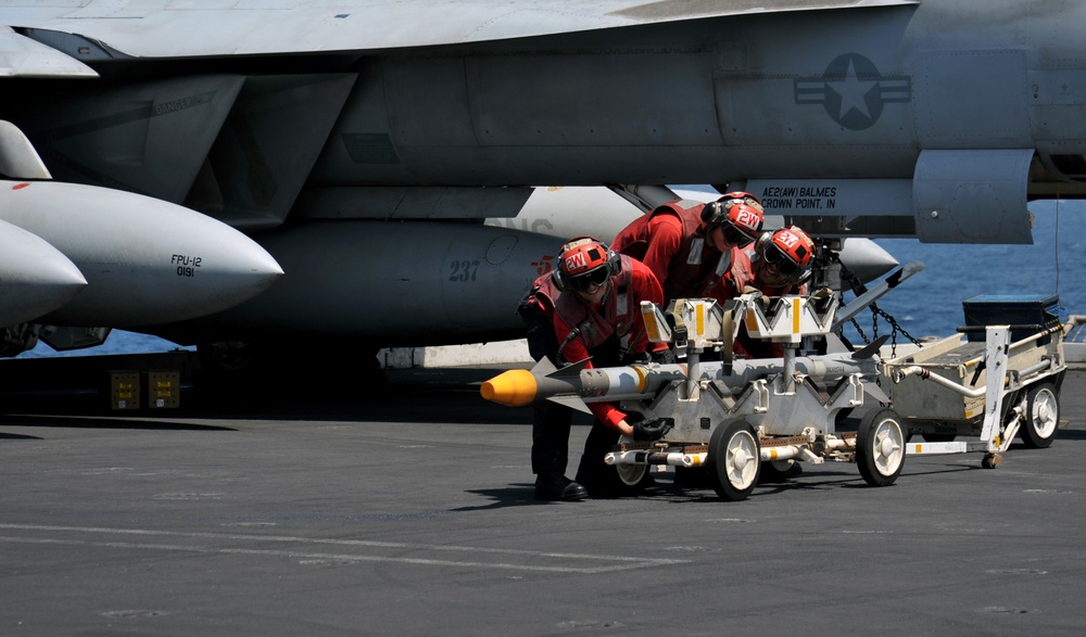 USS George H.W. Bush flight operations