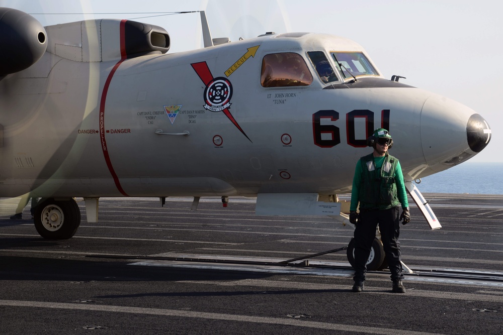 USS George H.W. Bush flight operations