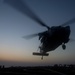 USS Arleigh Burke flight deck activity