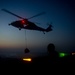 USS Arleigh Burke flight deck activity