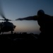 USS Arleigh Burke flight deck activity