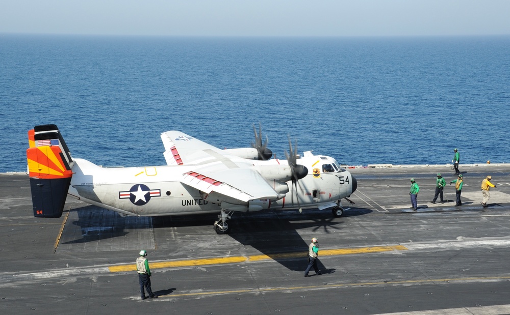 USS George H.W. Bush flight operations