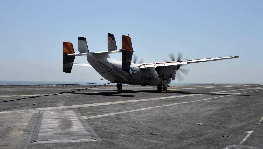 USS George H.W. Bush flight operations