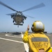 USS Arleigh Burke flightdeck operations