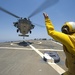 USS Arleigh Burke flightdeck operations