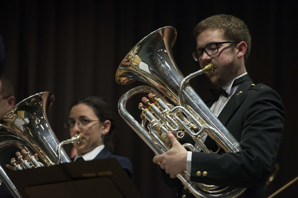 USAFE, Luxembourg bands partner together