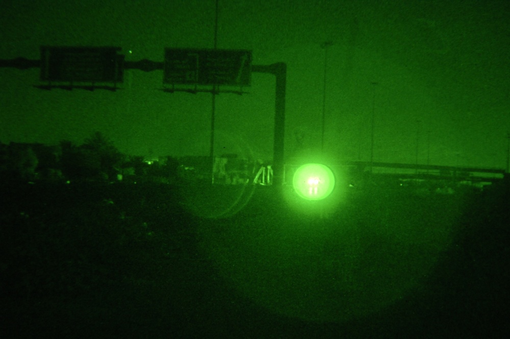 10th Mountain Soldiers set up TCP Barriers
