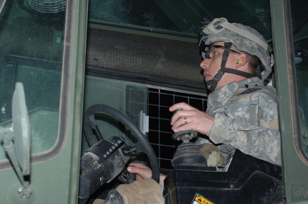 0th Mountain Soldiers set up TCP Barriers