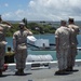 USS Peleliu leaves port