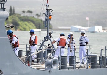 Ships depart, sea phase Rim of the Pacific (RIMPAC) Exercise 2014