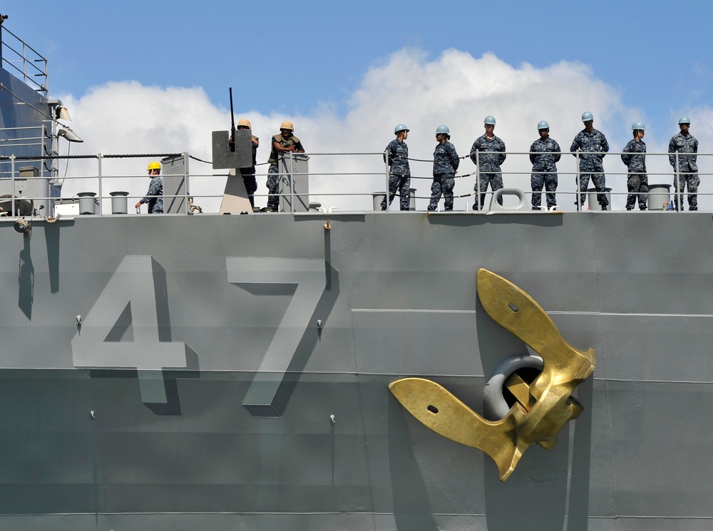 Ships depart, sea phase Rim of the Pacific (RIMPAC) Exercise 2014