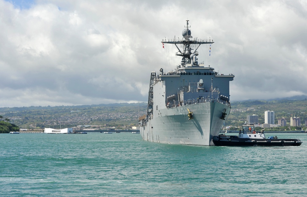Ships depart, sea phase Rim of the Pacific (RIMPAC) Exercise 2014