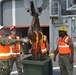 Navy Cargo Handling Battalion 14 (NCHB 14) reservists, HMNZS Canterbury (L 421) onload