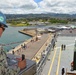 Navy Cargo Handling Battalion 14 (NCHB 14) reservists, HMNZS Canterbury (L 421) onload