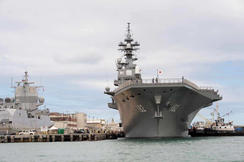 Japan Maritime Self Defense Force Hyuga-class helicopter destroyer JS Ise (DDH 182), RIMPAC 2014