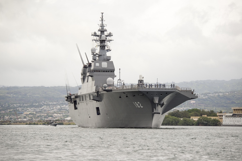 Japan Maritime Self Defense Force Hyuga-class helicopter destroyer JS Ise (DDH 182), RIMPAC 2014