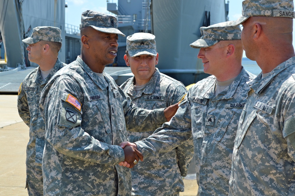 DVIDS - Images - CASCOM CSM visits 7th Transportation Brigade ...