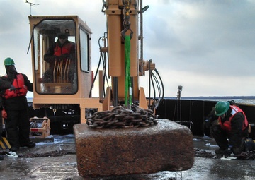 USCGC Buckthorn, 5,000 pound rock