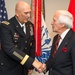 WWII veteran Sgt. Don Carter meets with US Army Chief of Staff Gen. Ray Odierno