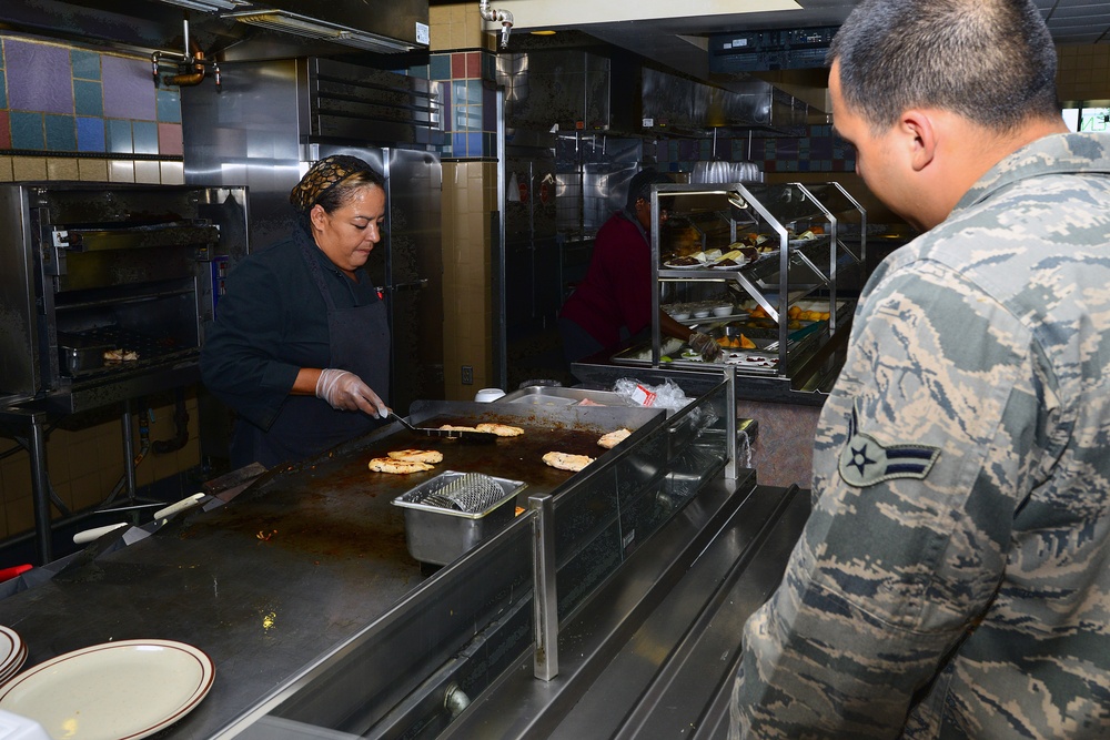 Being served at the 'fac