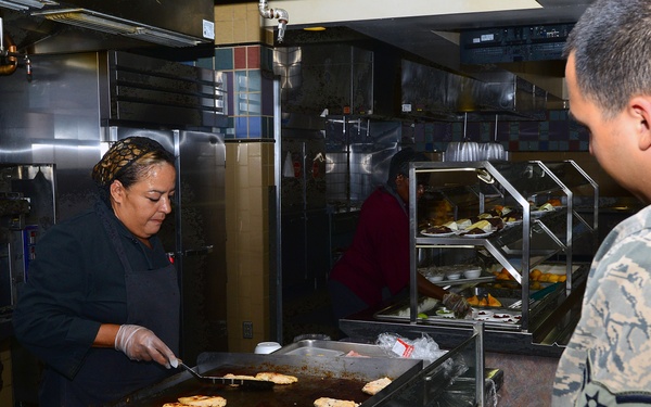 Being served at the 'fac