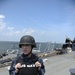 USS Forrest Sherman sea and anchor detail