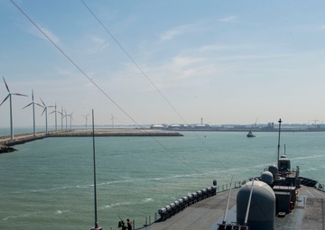 USS Mount Whitney participates in Belgian Navy Days