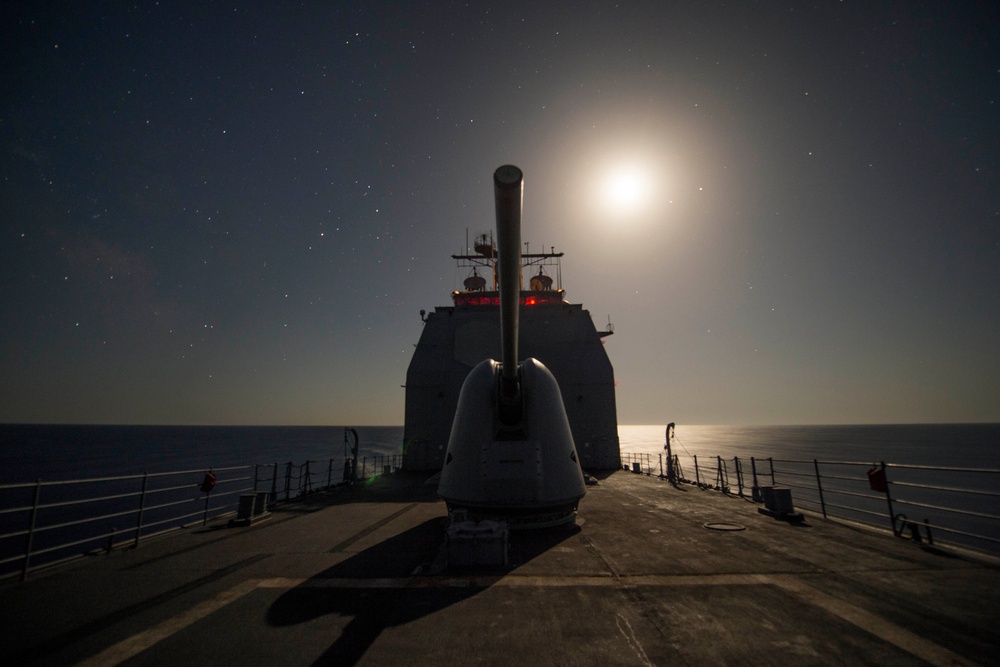 USS Vella Gulf operations