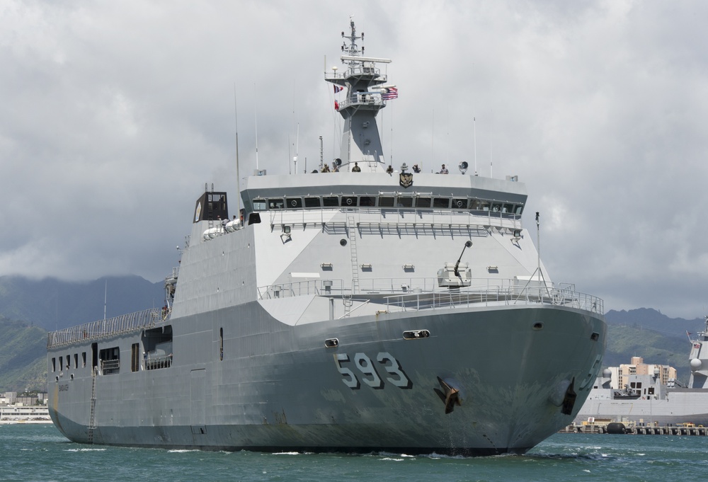 Ships depart, sea phase Rim of the Pacific (RIMPAC) Exercise 2014
