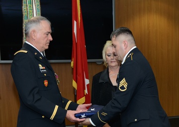 Chief Warrant Officer 5 Jack Van Zanten retires