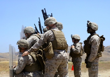 Marines conduct less than lethal training in preparation for South America transit