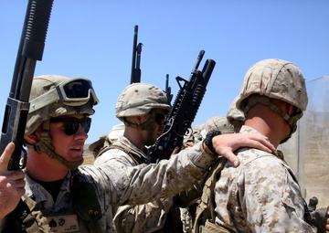 Marines conduct less than lethal training in preparation for South America transit