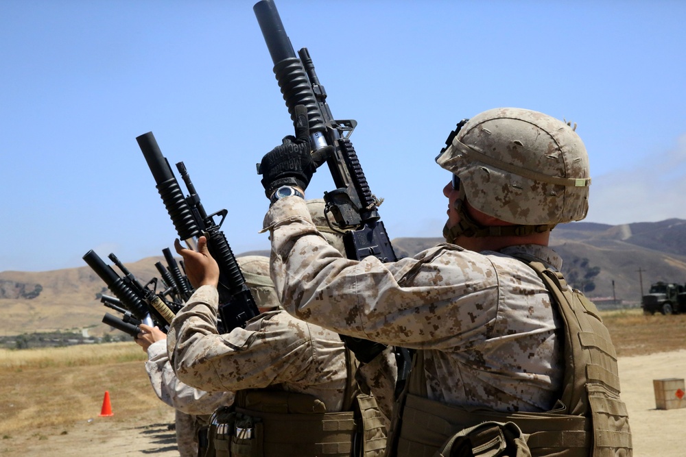 Marines conduct less than lethal training in preparation for South America transit