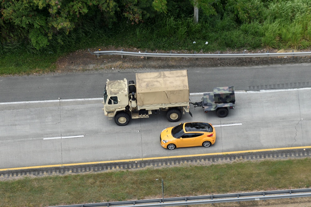 192nd Brigade Support Battalion convoy training