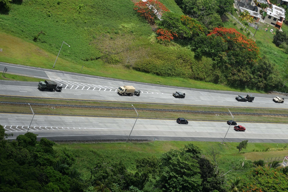 192nd Brigade Support Battalion convoy training