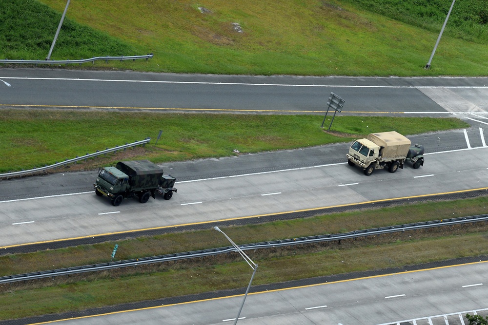 192nd Brigade Support Battalion convoy training