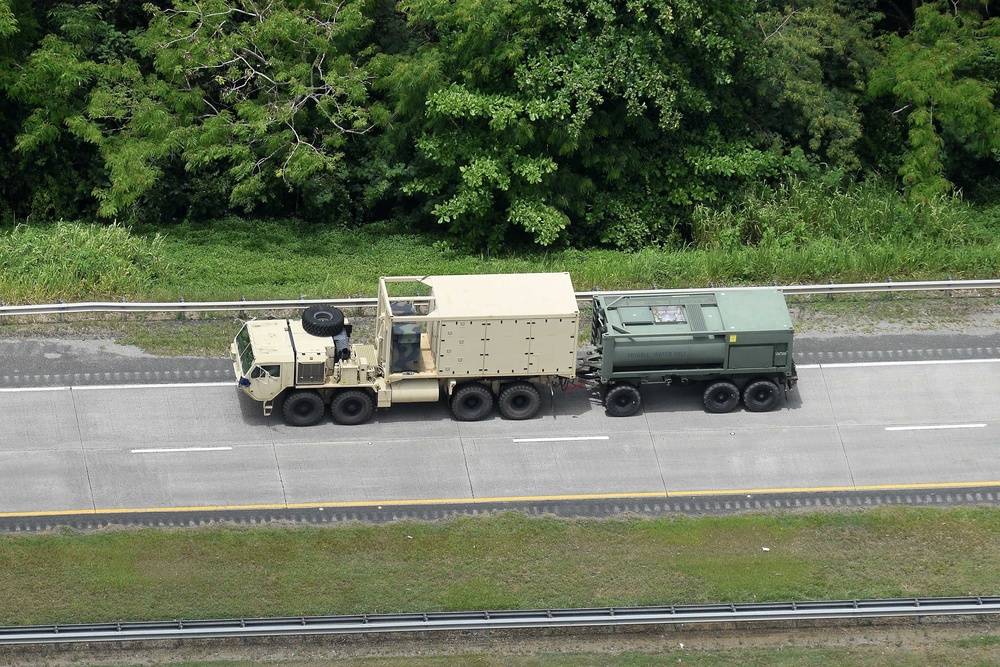 192nd Brigade Support Battalion convoy training