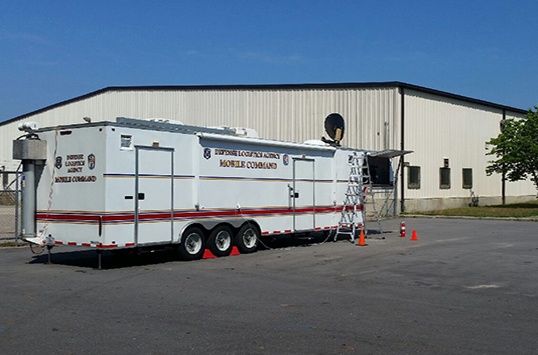 Mobile command vehicle shows its flexibility during Hurricane Arthur