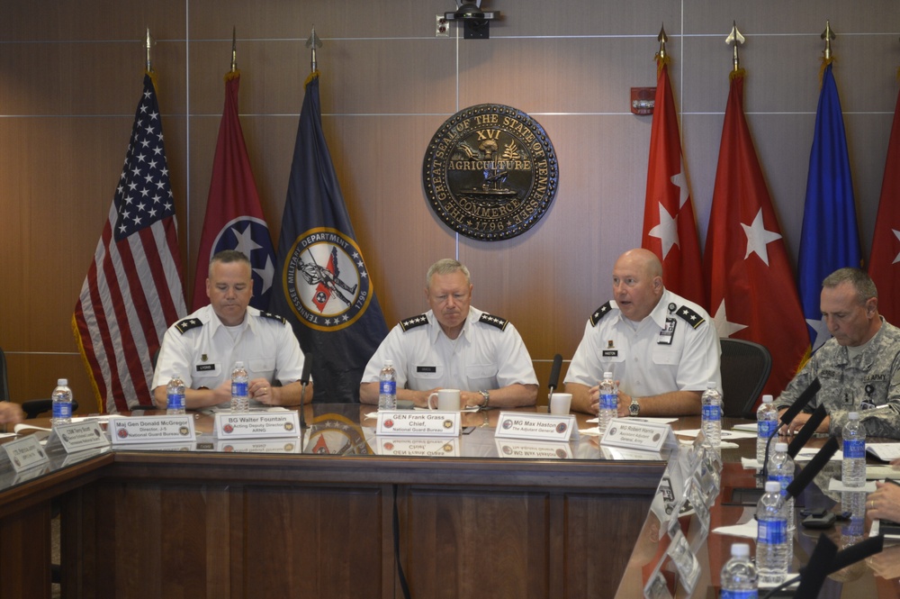 Visit by the chief, National Guard Bureau to Headquarters, Tennessee National Guard