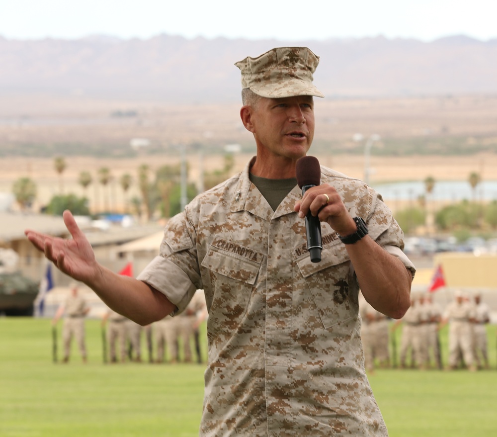 All hands welcome new Combat Center Commanding General