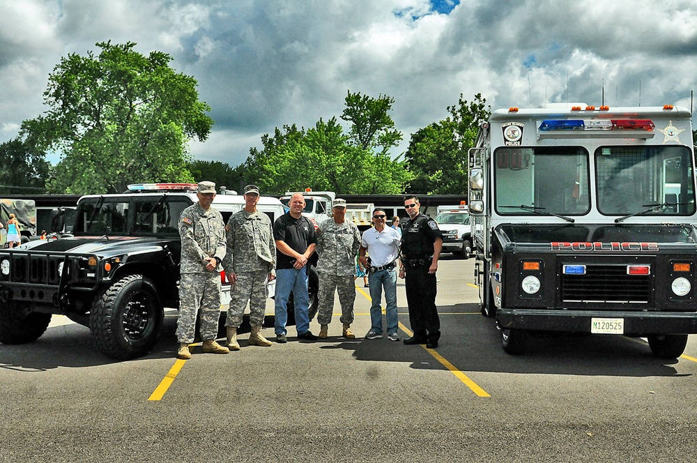 Army Reserve unit partners with local city departments at ‘Touch A Truck’ event